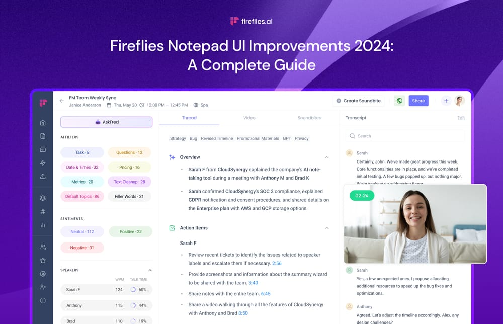 Fireflies.ai: AI meeting assistant for automated call notes