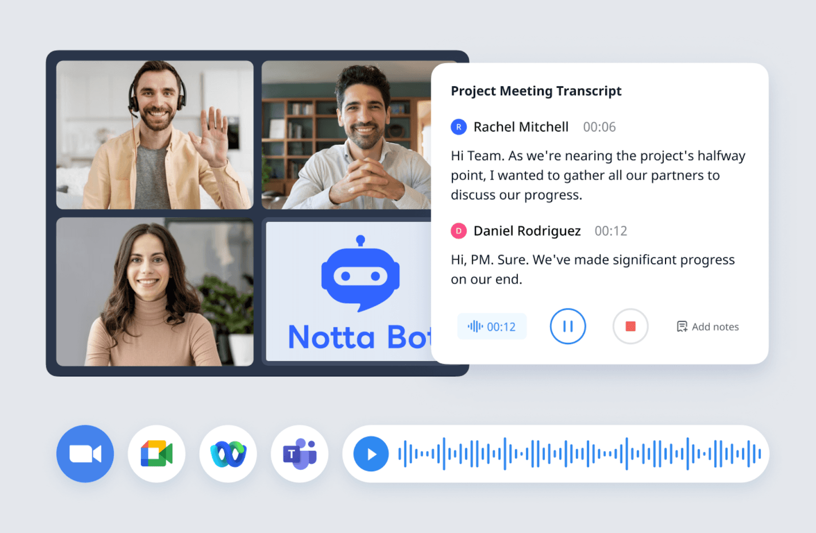 Meeting recording by Notta.ai