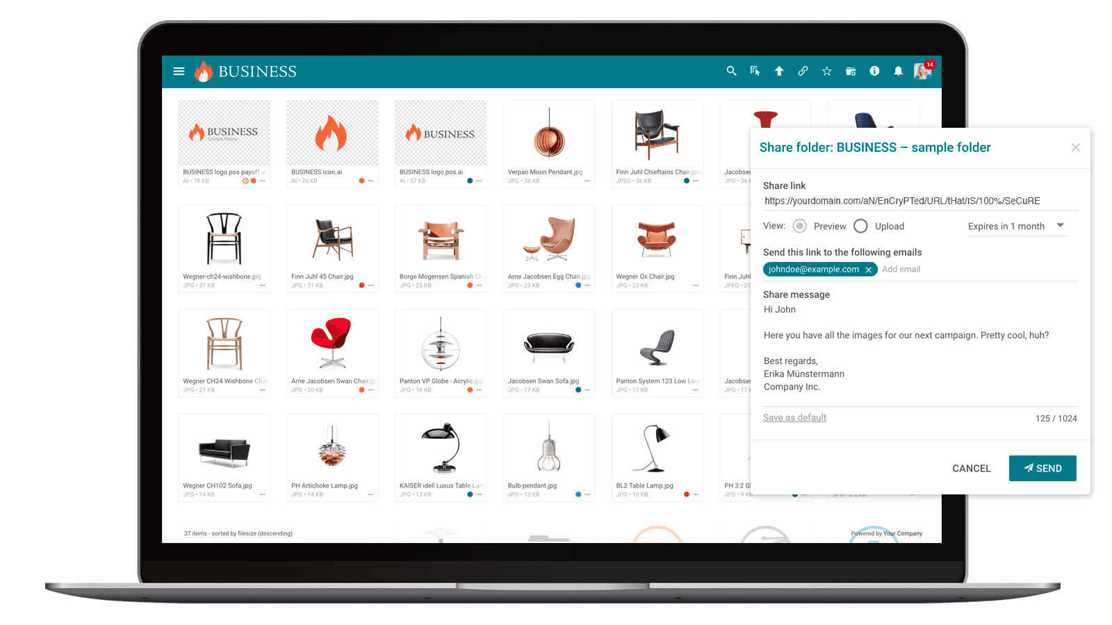 Easily share and distribute files with teams and third-parties&nbsp;