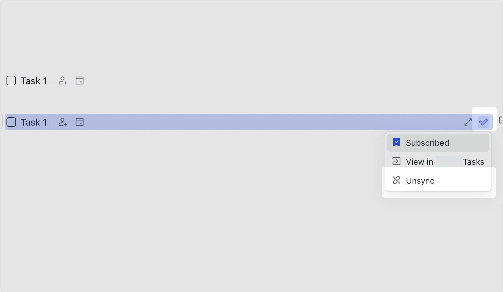 Create and manage tasks in Docs