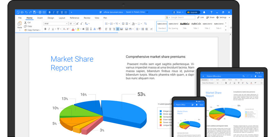 Polaris Office document