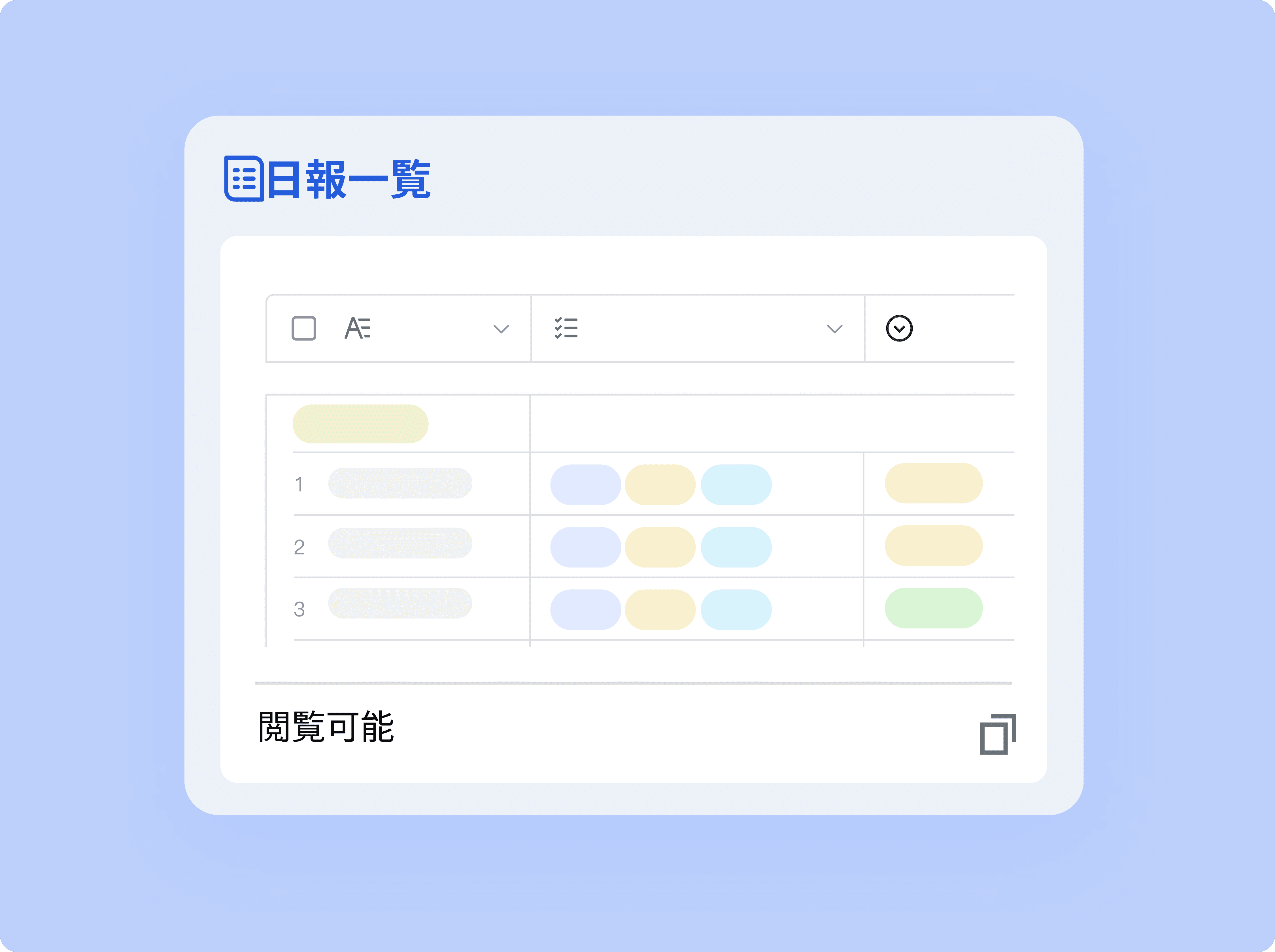 記録の一元管理