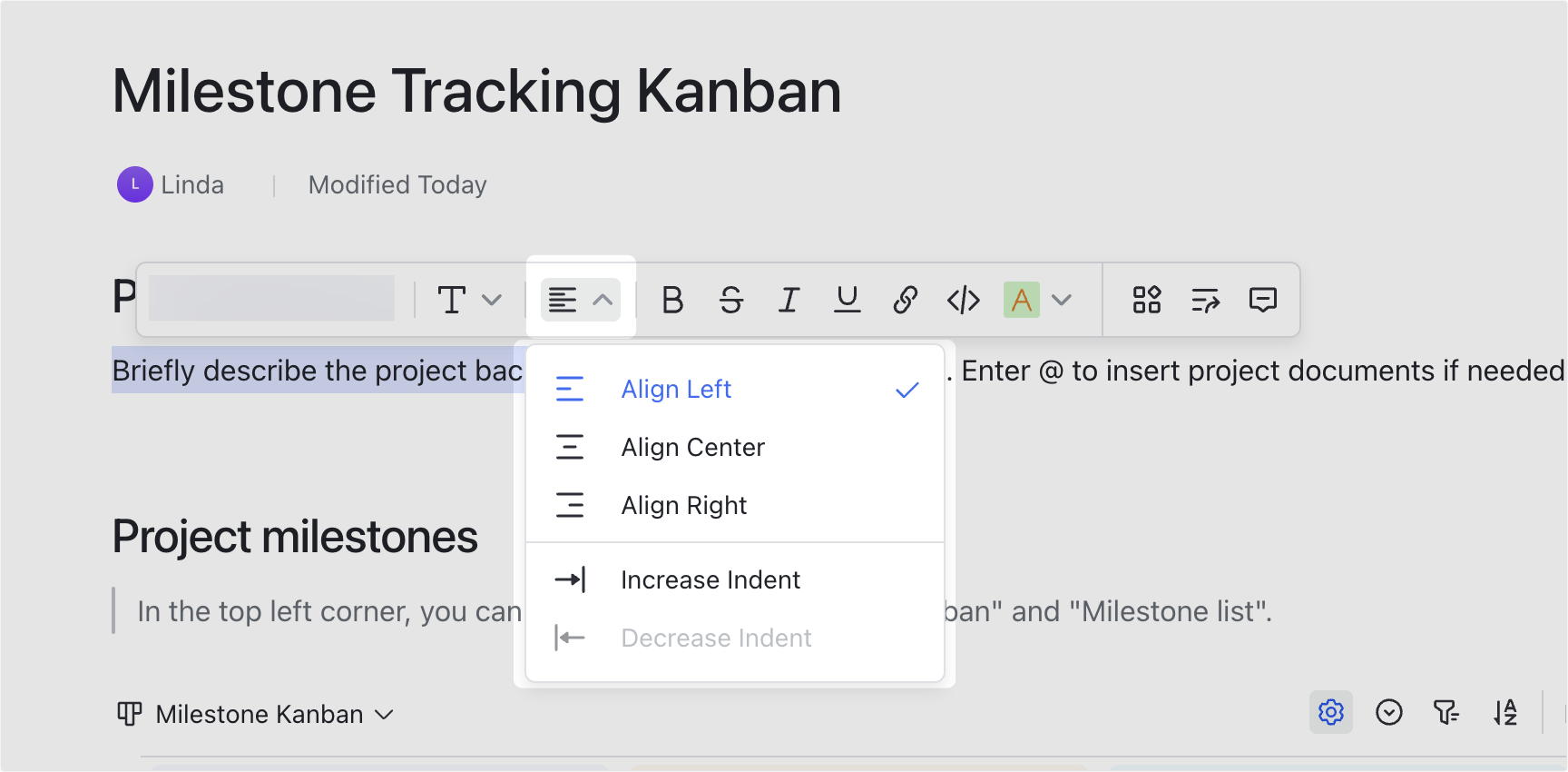 Format text in Docs