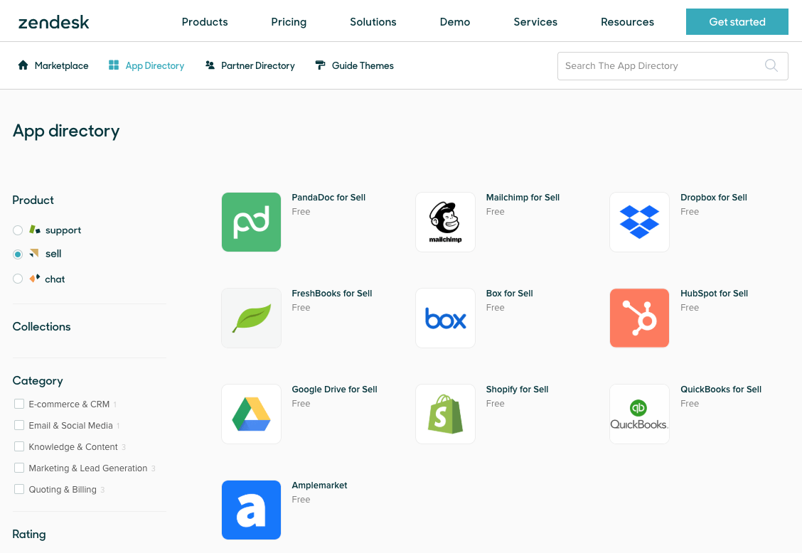 Zendesk Sell for CRM designed for customer-centric sales