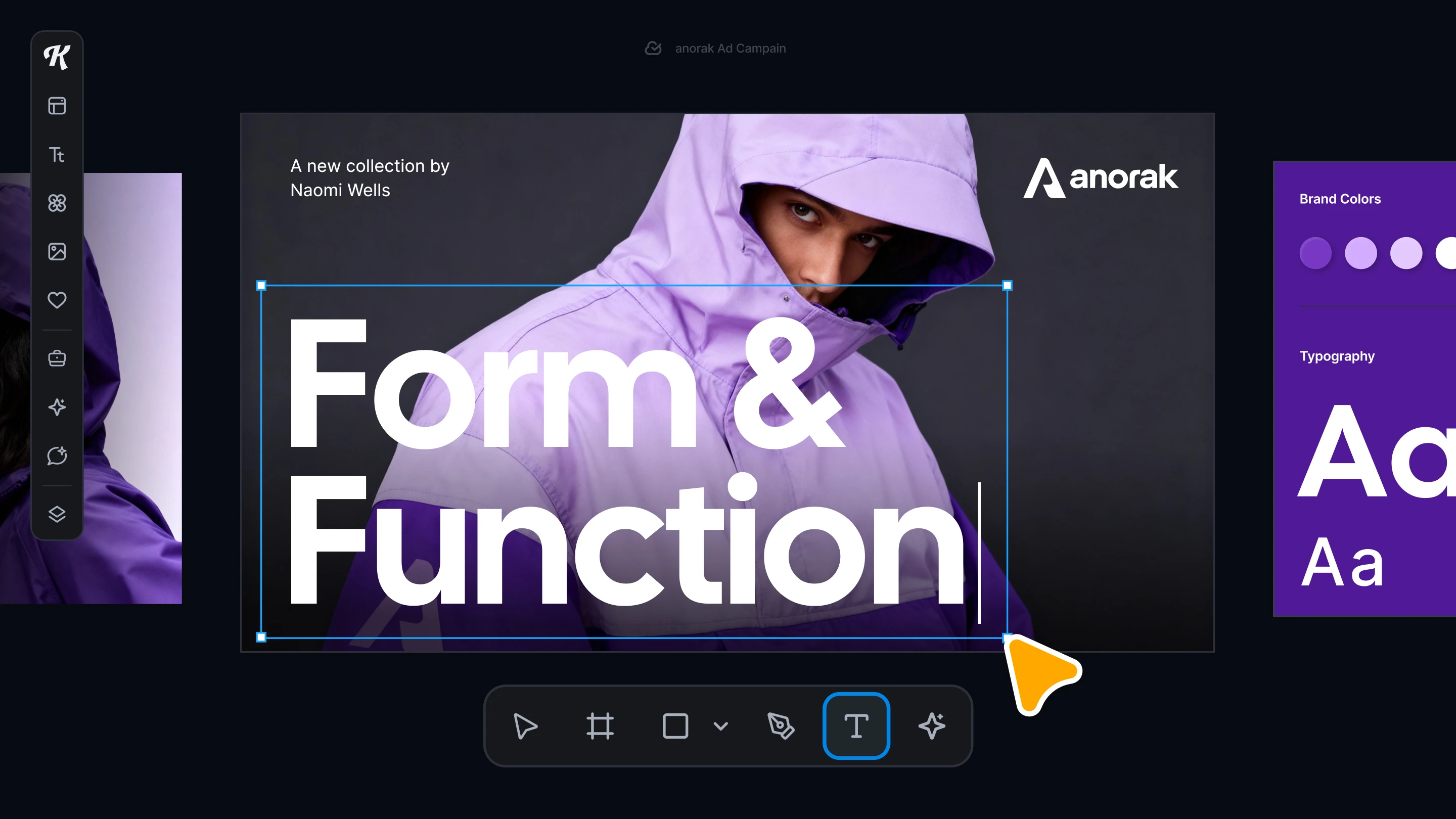 Kittl: Powerful browser-based graphic design platform