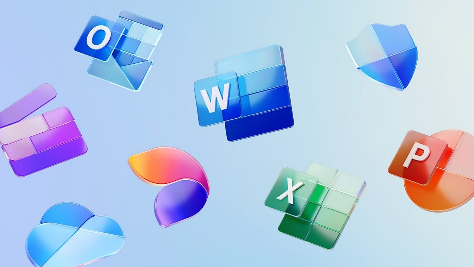 Microsoft 365's suite of application icons