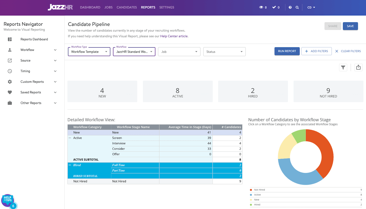 JazzHR is a small business applicant tracking system