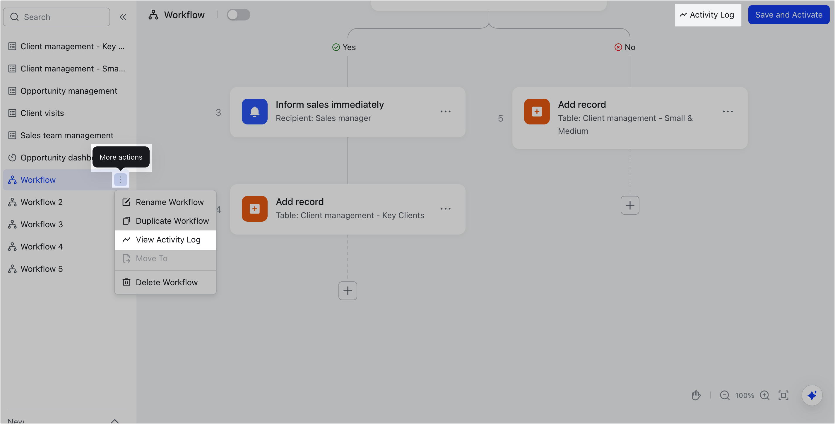 Use Workflow in Base