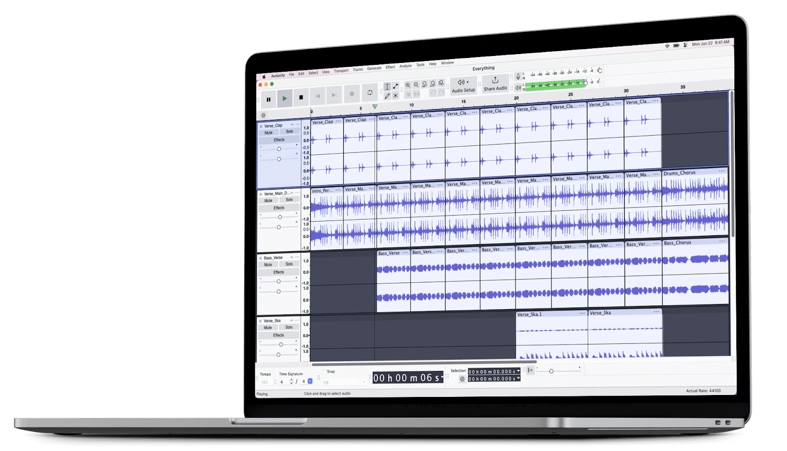 Promotional image of Audacity