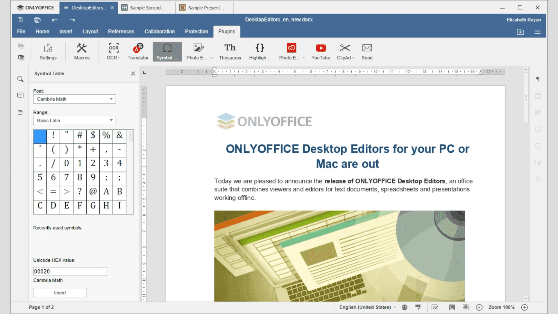 View documents and more in OnlyOffice&nbsp;