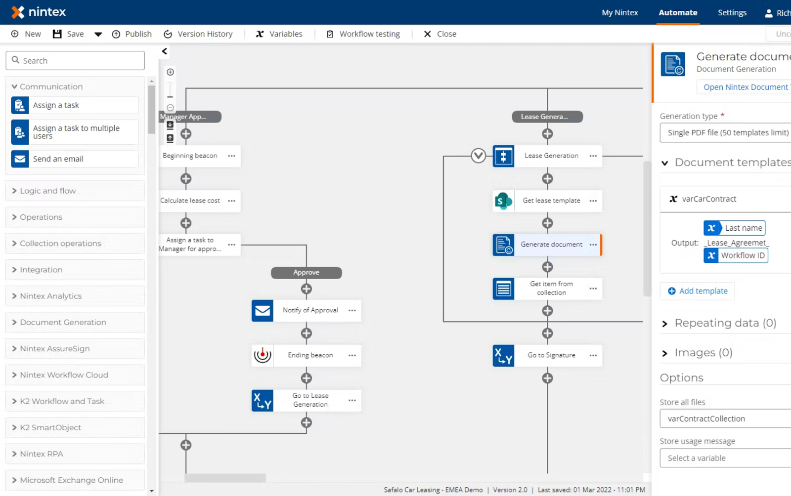 Nintex: Process and workflow automation