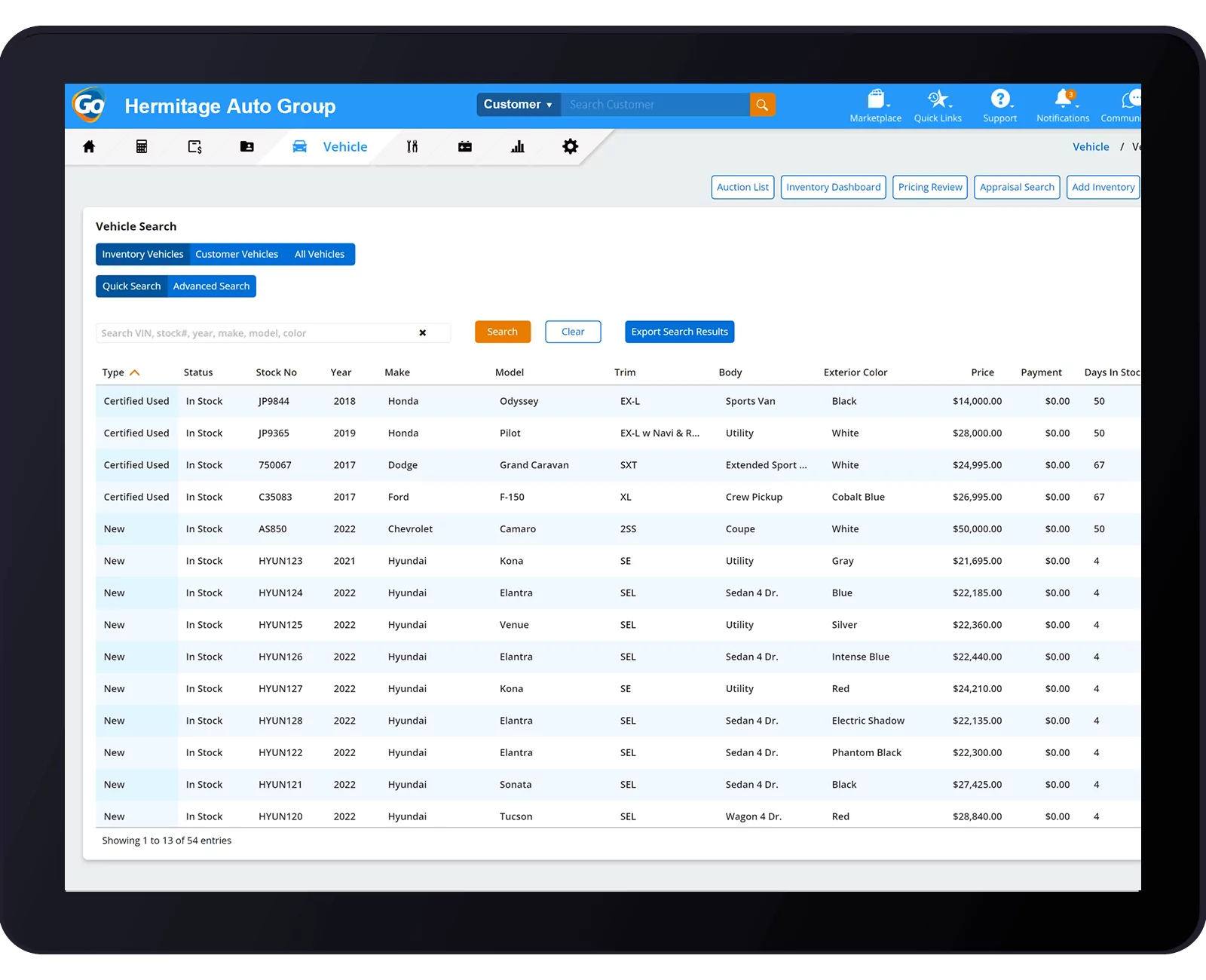 AutoSoft's inventory management software
