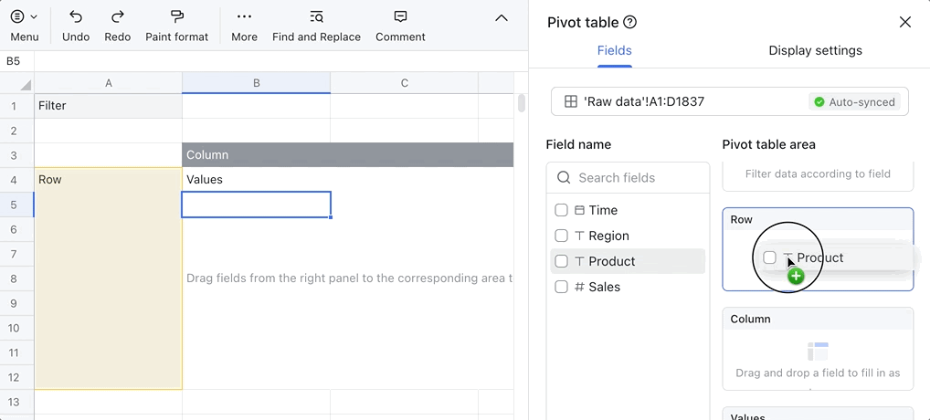 Lark Sheets helps multiple users to edit, comment, and analyze data