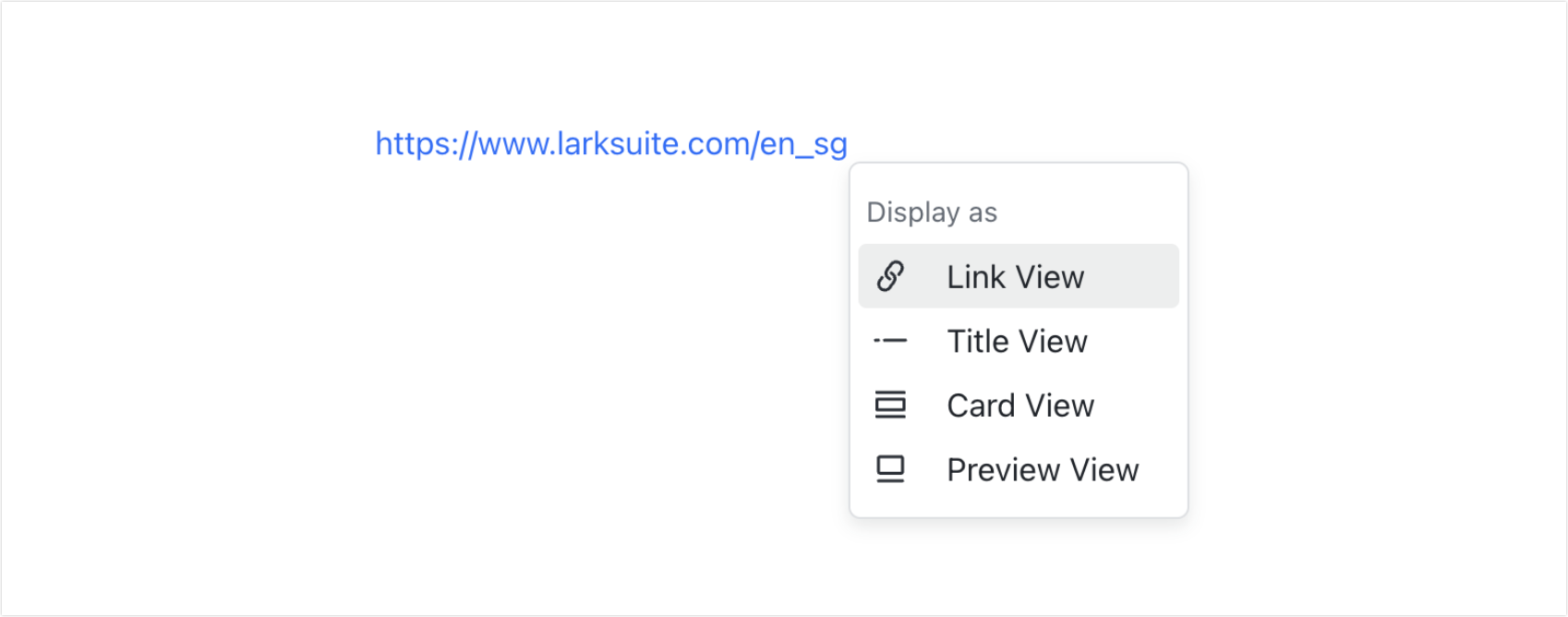 Insert web links in Docs