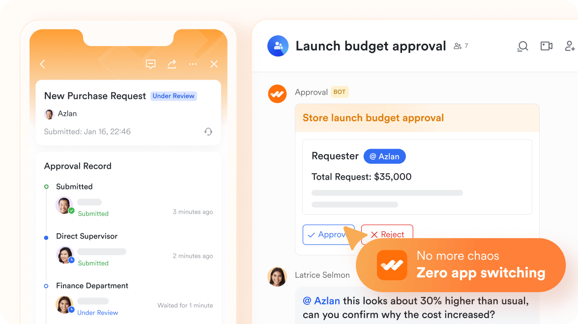 Automated Approval Workflow Solution for Teams | Lark