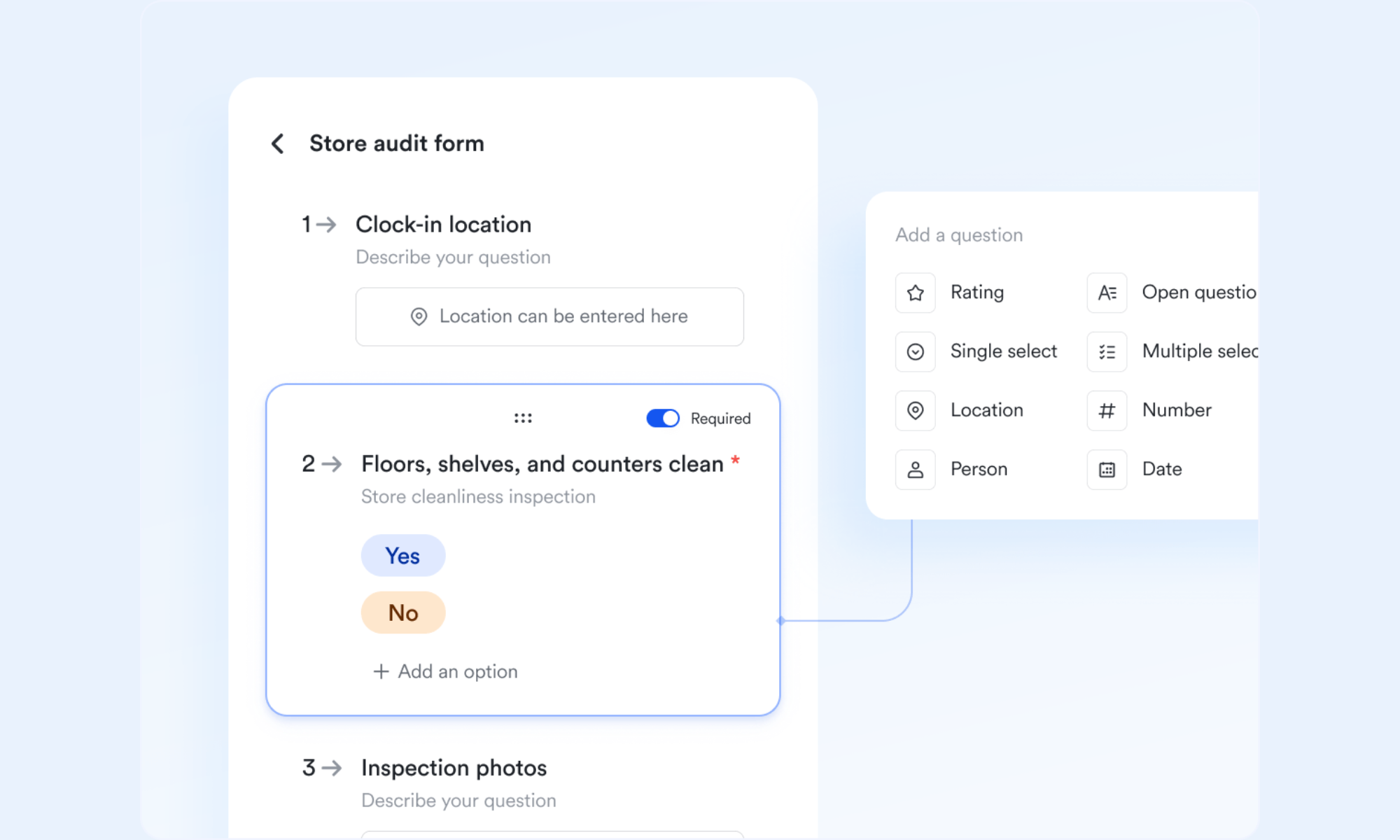 No-code workflow and template builder