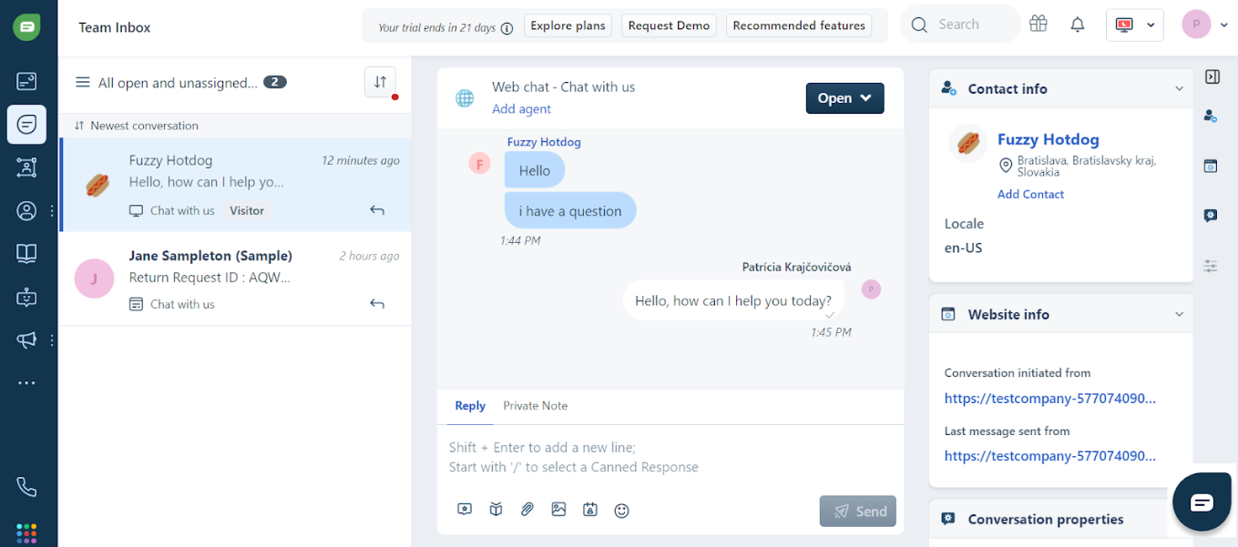 Freshdesk client support software designed to help service teams