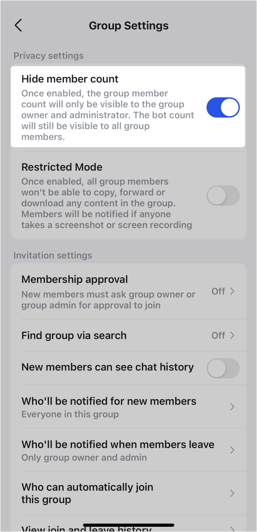 Create a group chat
