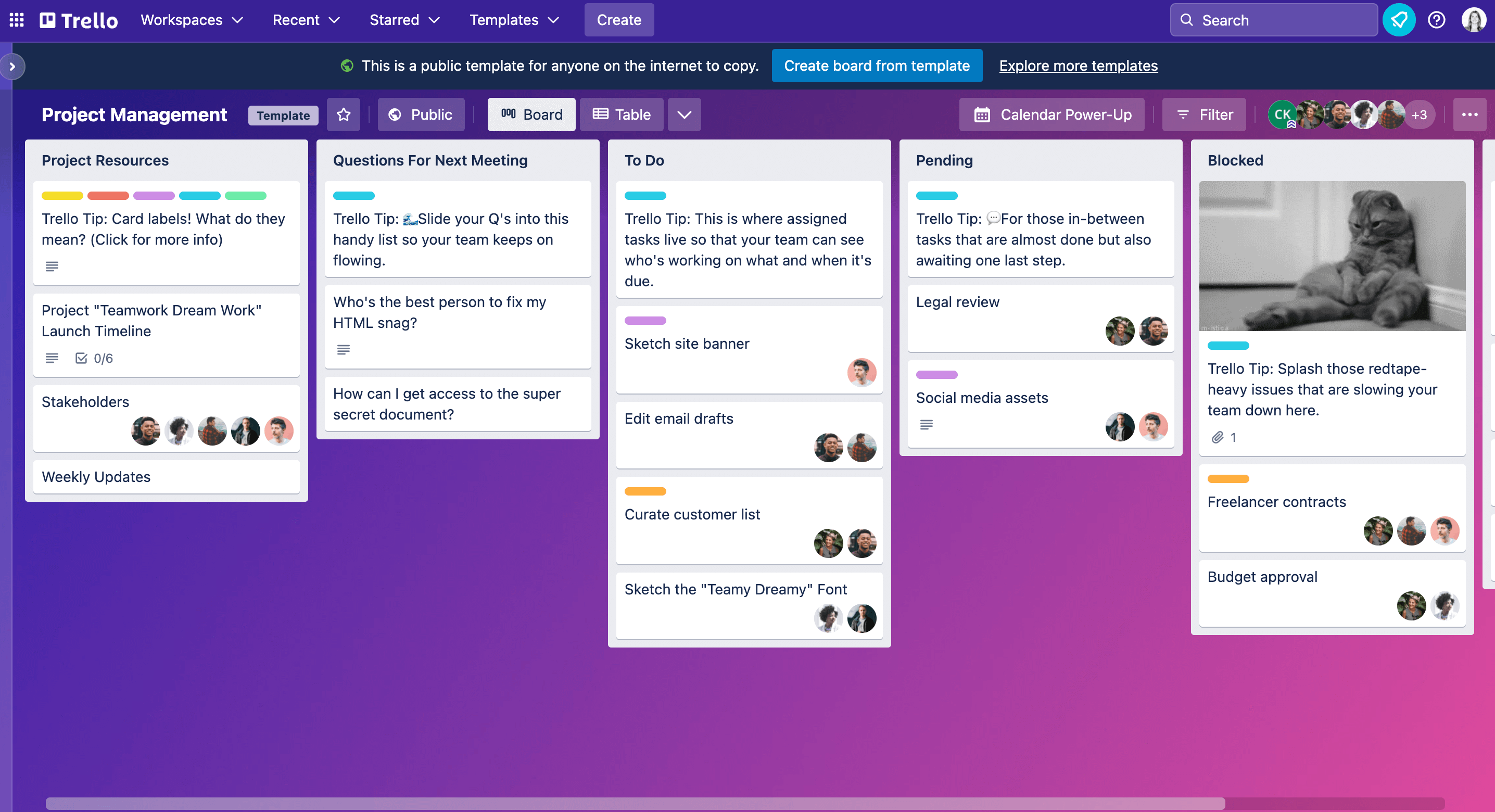 Trello lightweight Kanban collaboration app