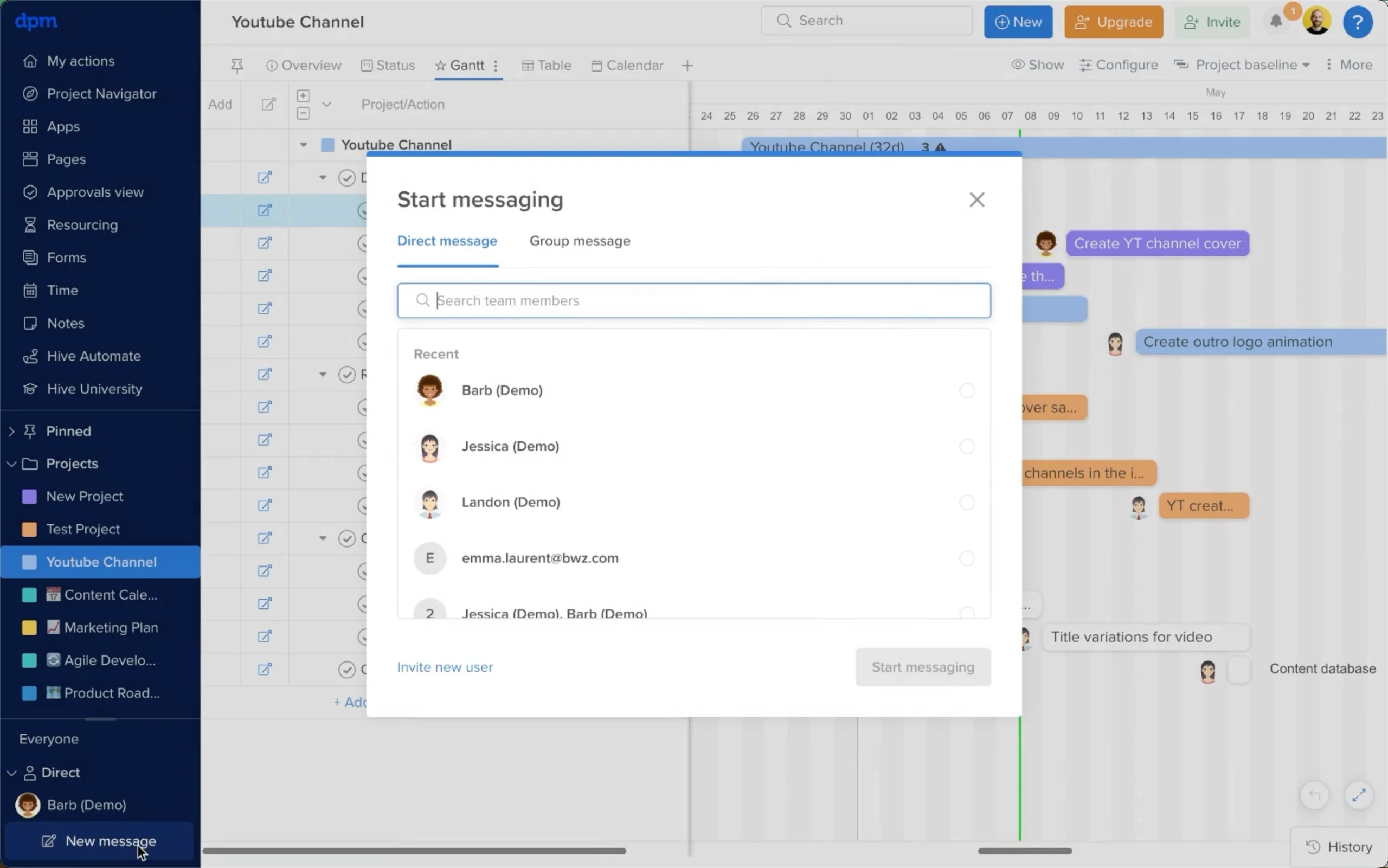 Hive productivity and collaboration platform
