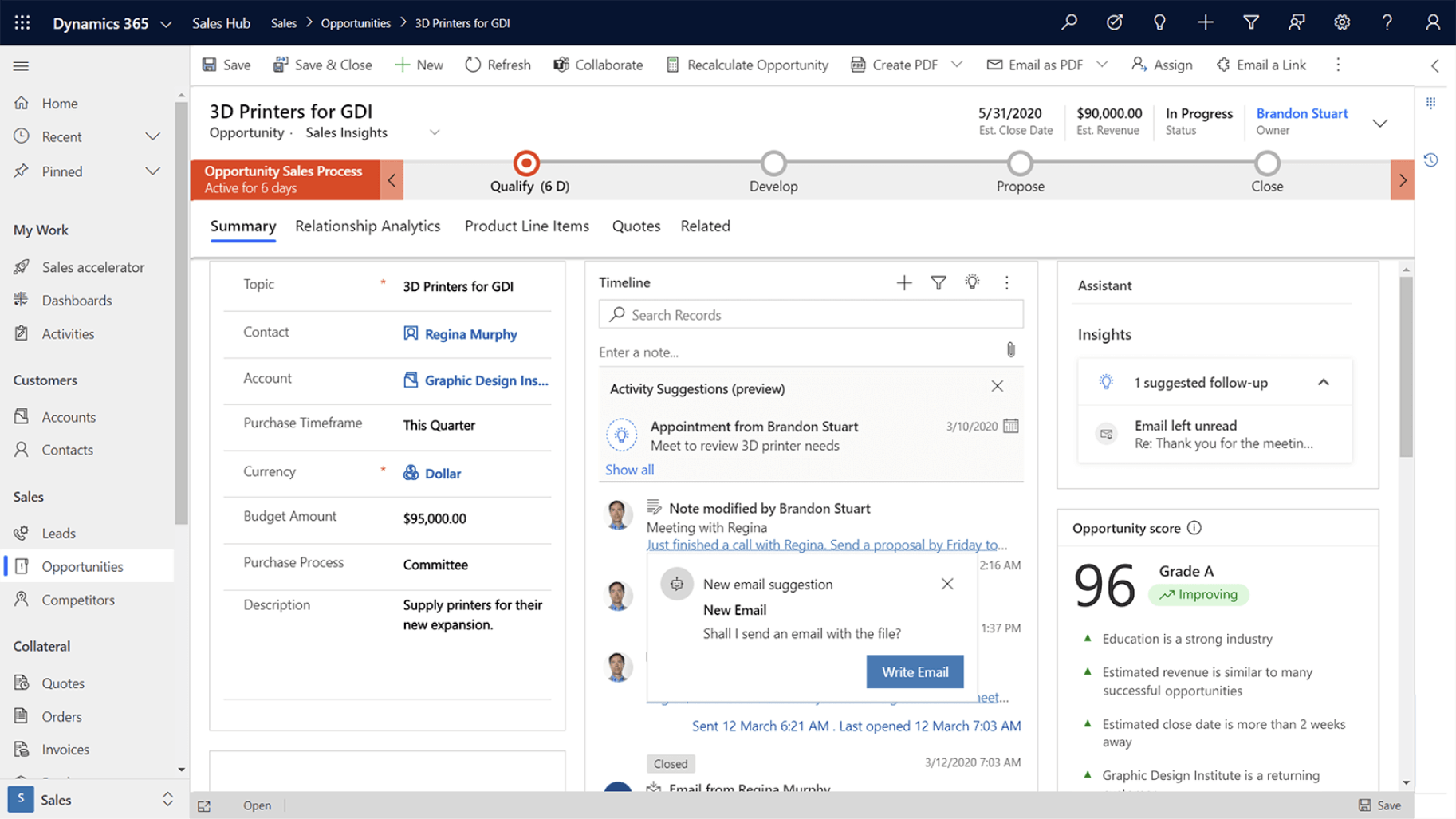Microsoft Dynamics 365 for financial advisors and institutions