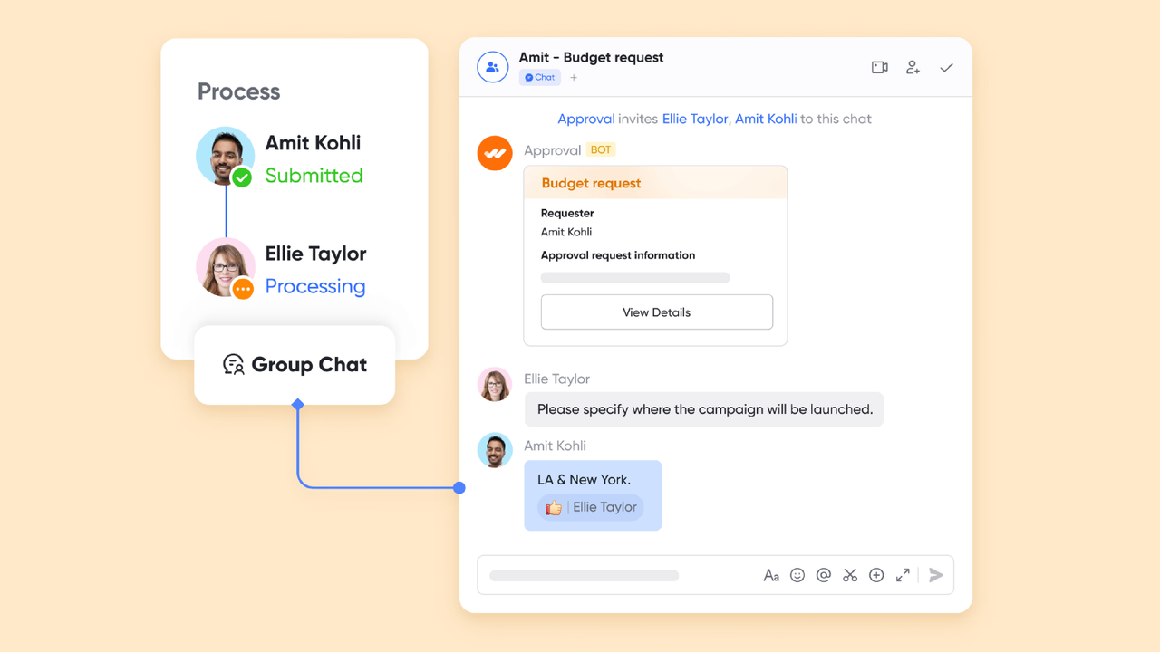 Workflow in Lark Approval