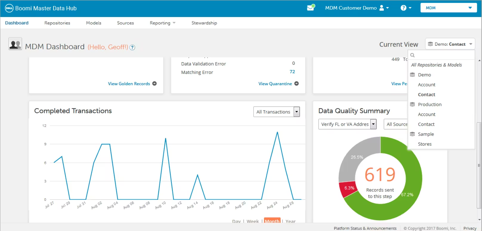 Boomi MDM unifies and governs business data across multiple applications