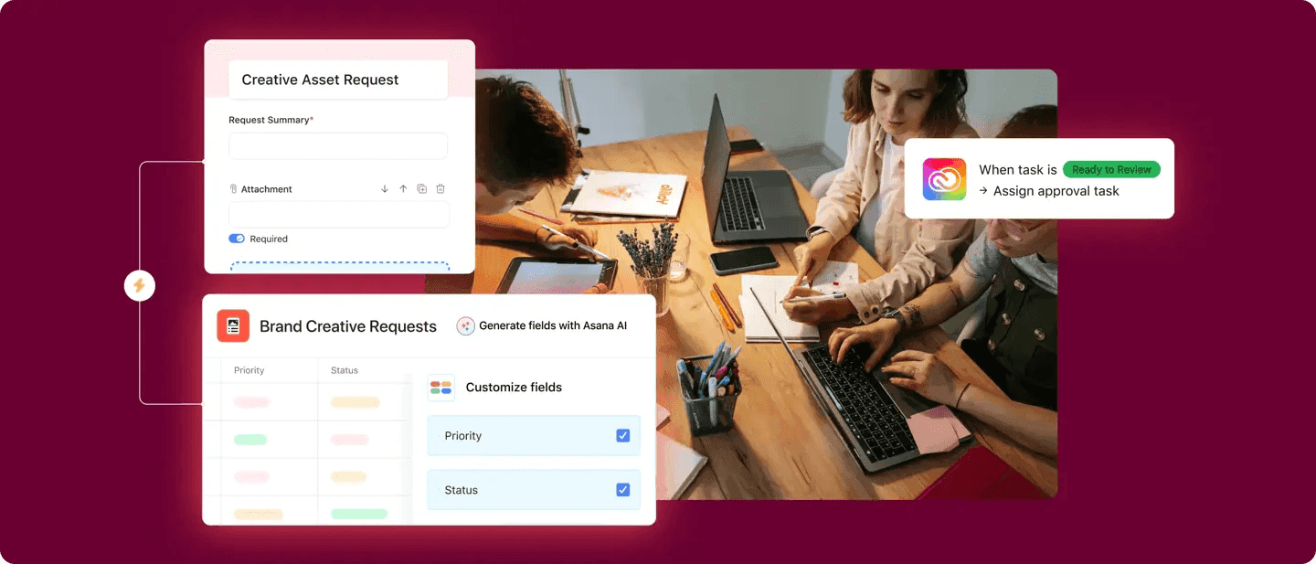 Streamlined task in Asana