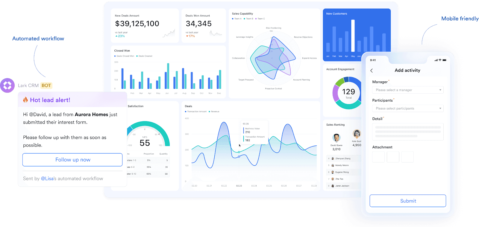 Lark's ecosystem of apps work together seamlessly as project management tools
