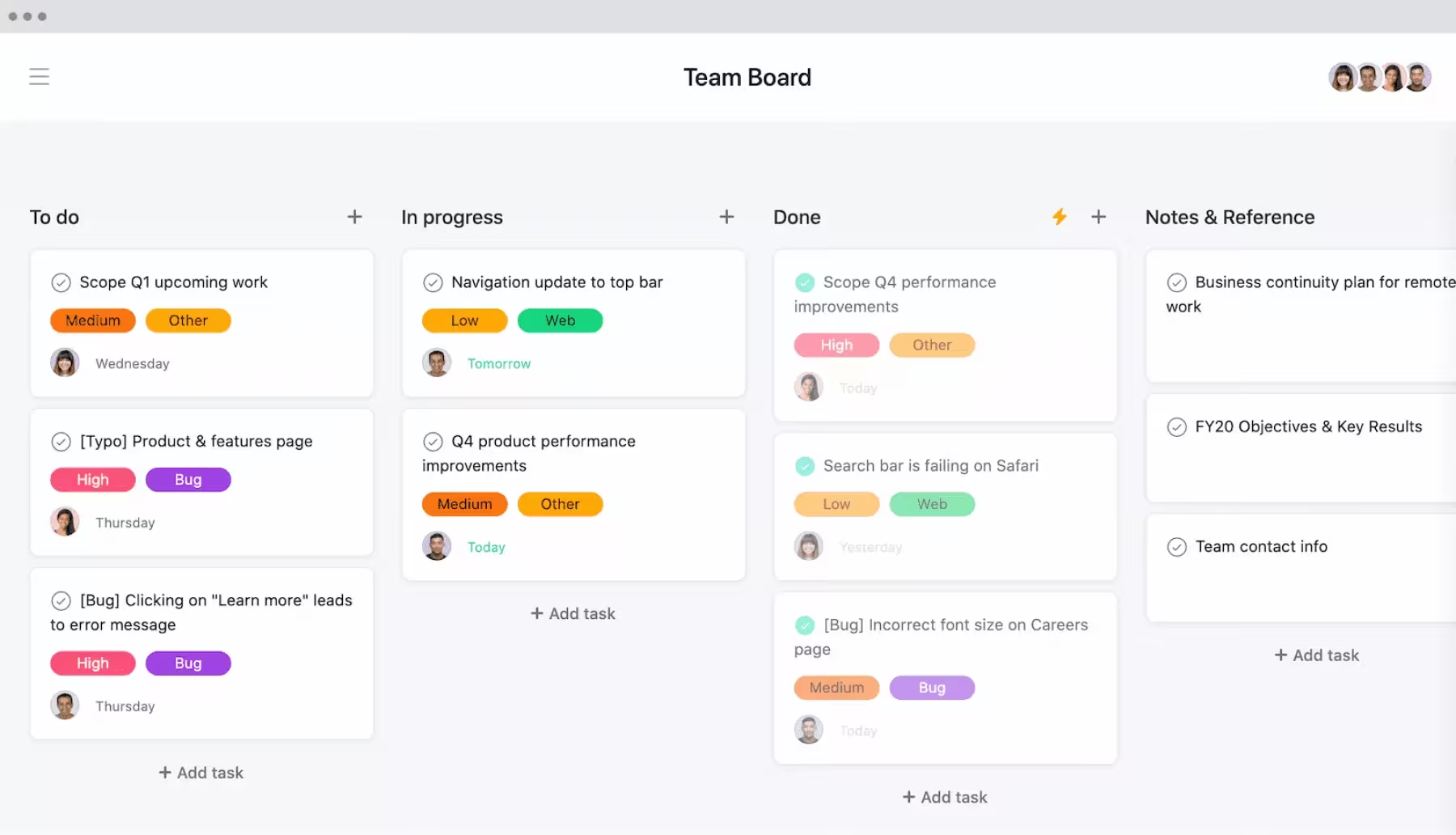 Asana: Beginner-friendly scrum platform