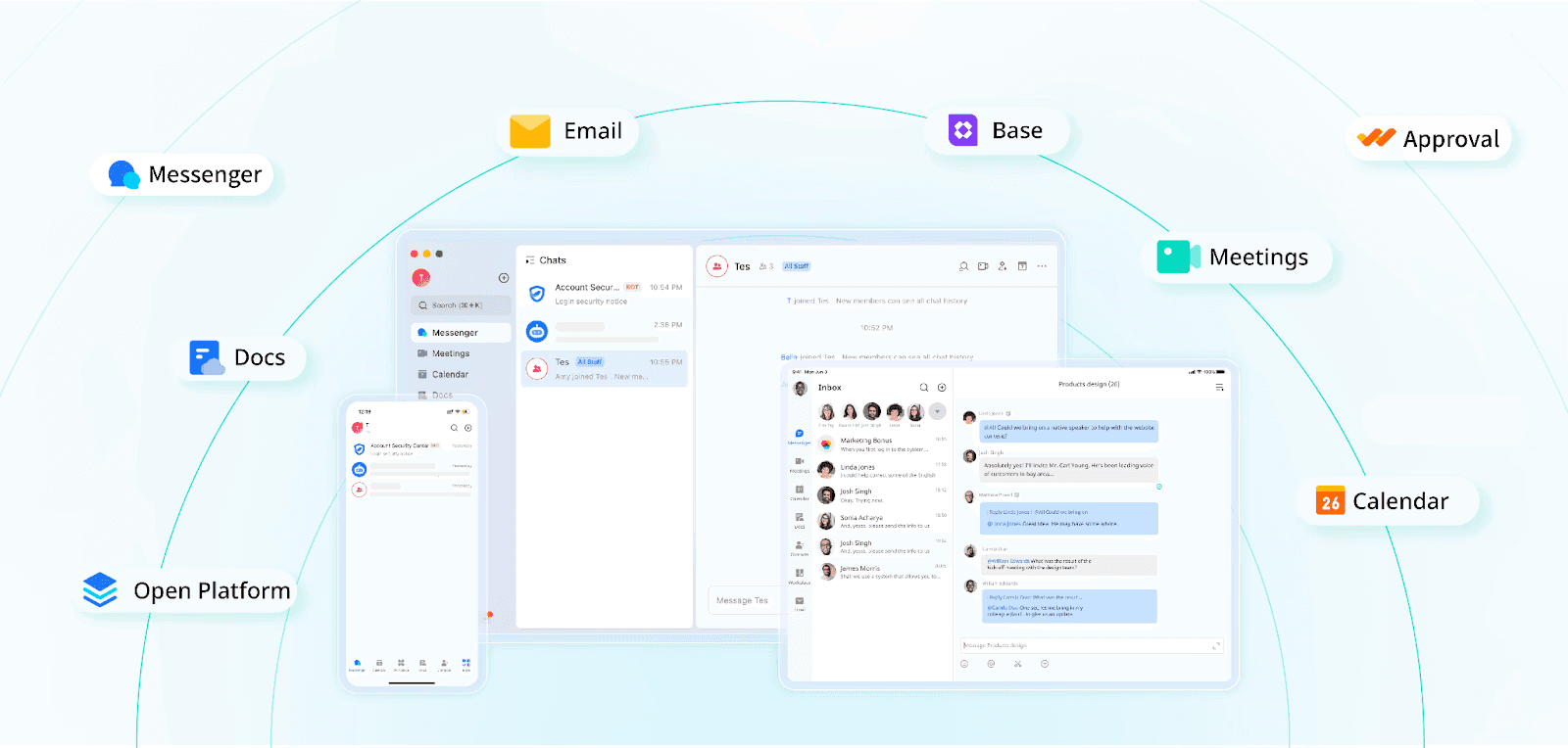 All-in-one feature of Lark