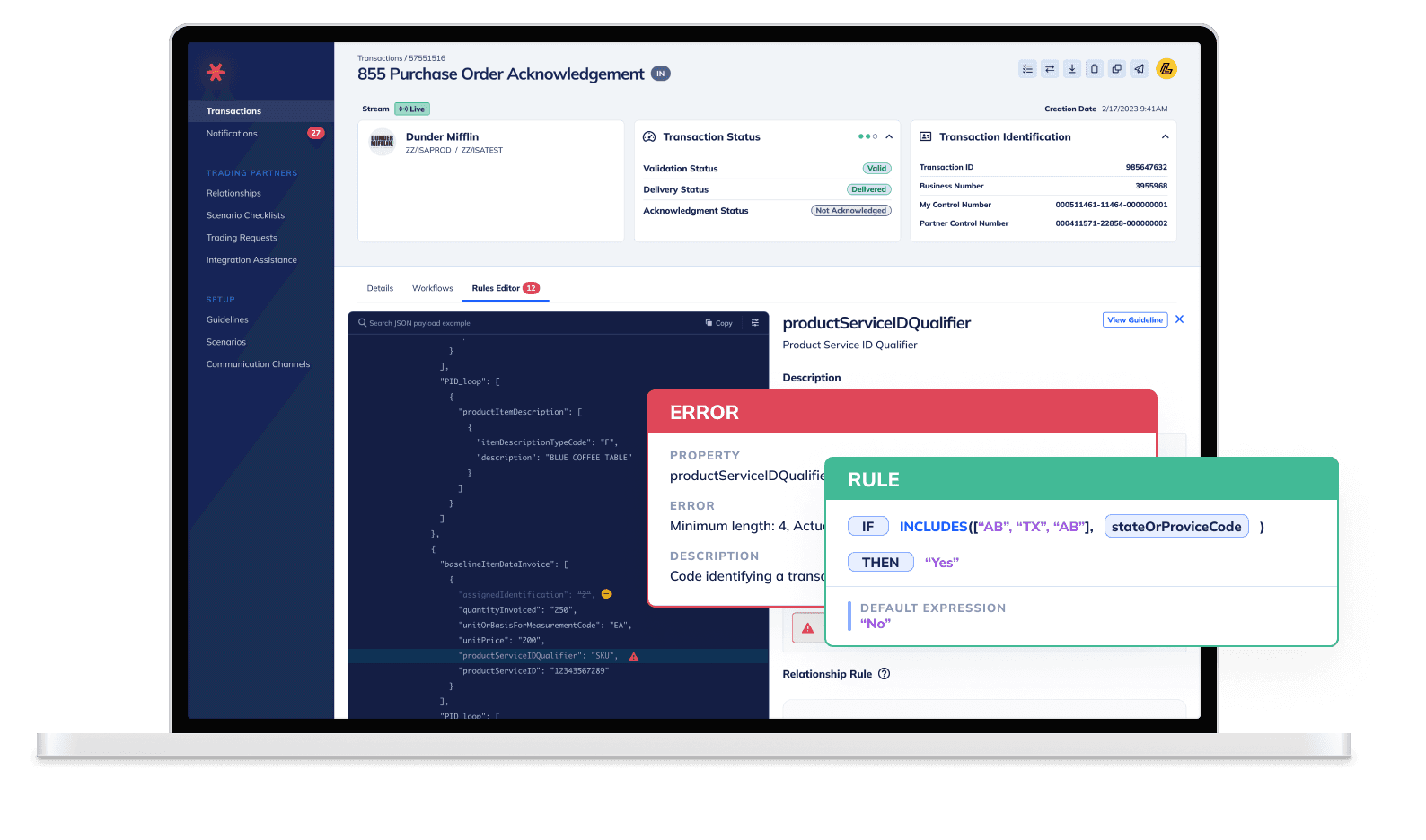 Interface of Orderful