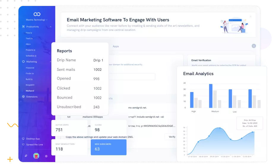 Agile CRM email marketing