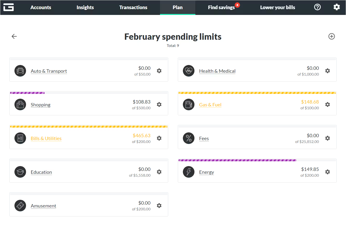 PocketGuard budgeting app with spending control