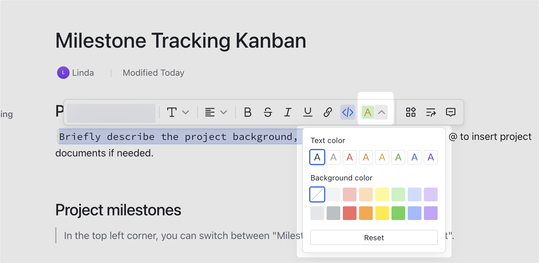Format text in Docs
