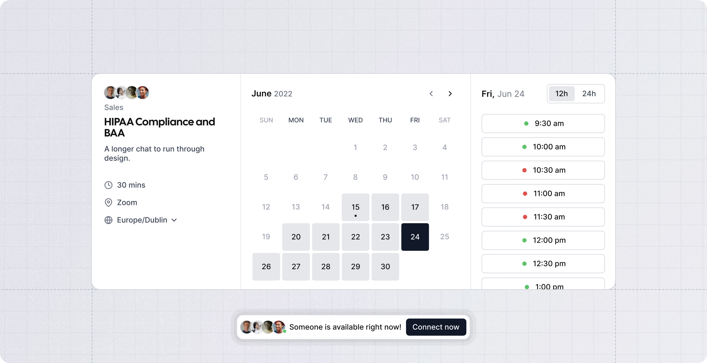 Cal.com: instant meetings