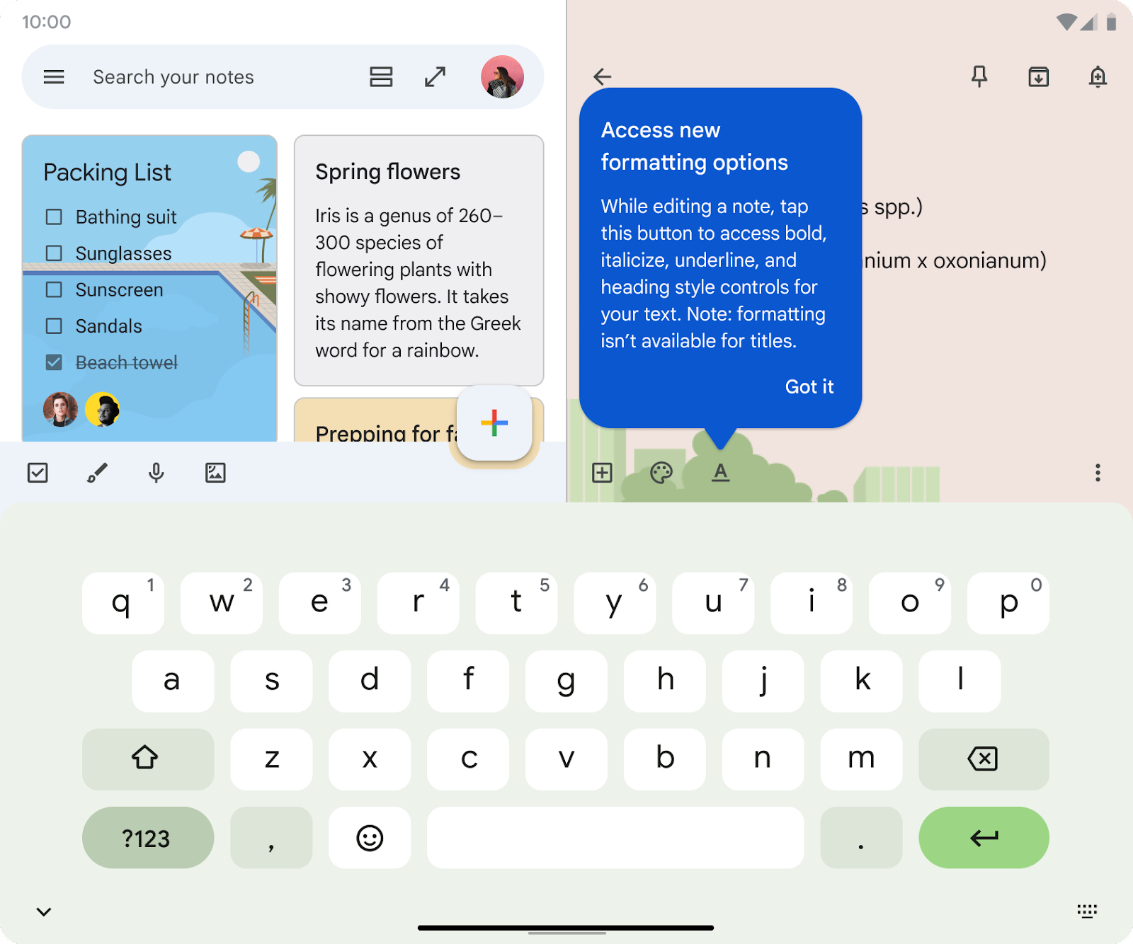Google Keep: Simple, fast sticky-note style app