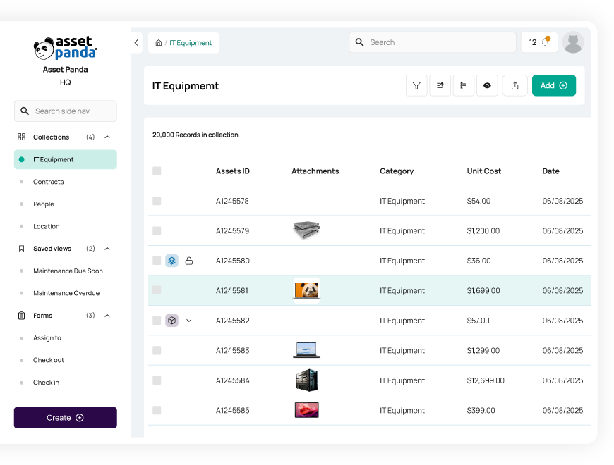 Asset Panda mobile-first asset tracking solution