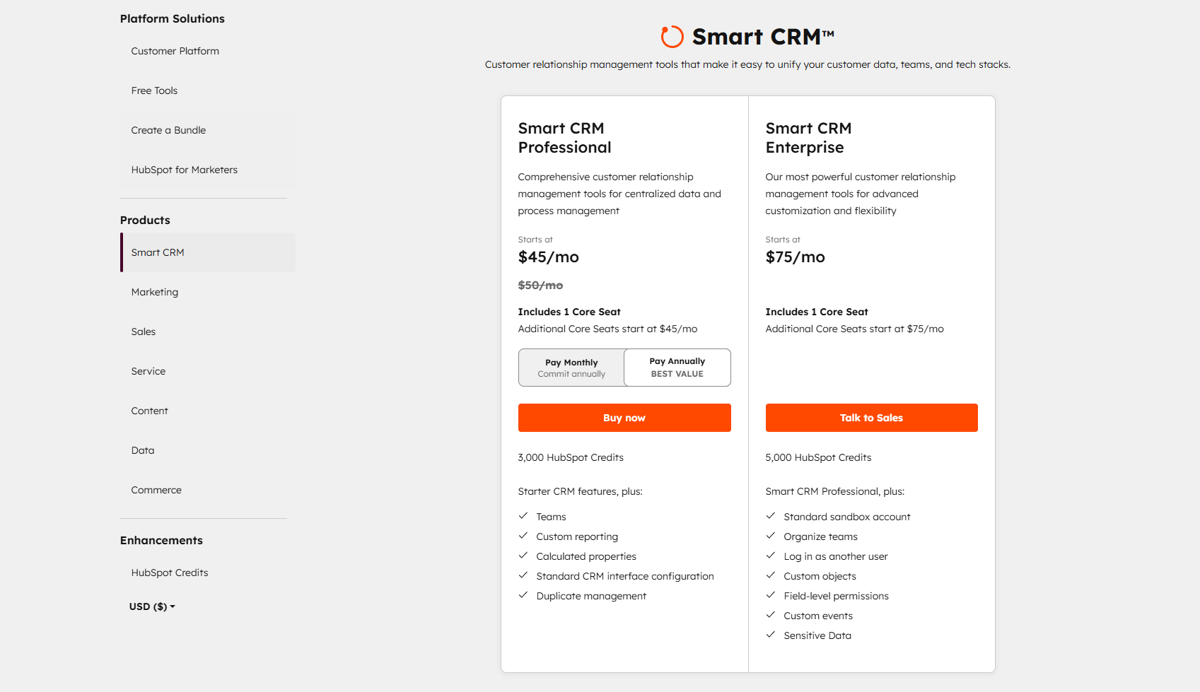 Hubspot pricing