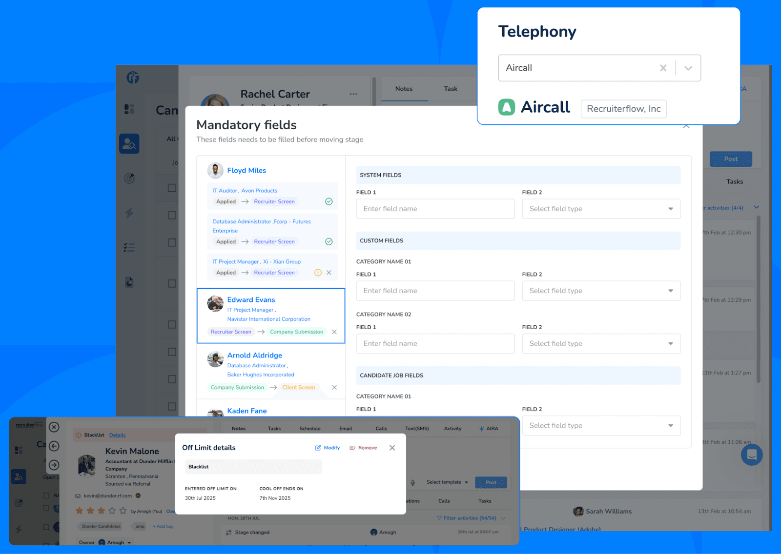 Recruiterflow is the best CRM software for recruitment agency