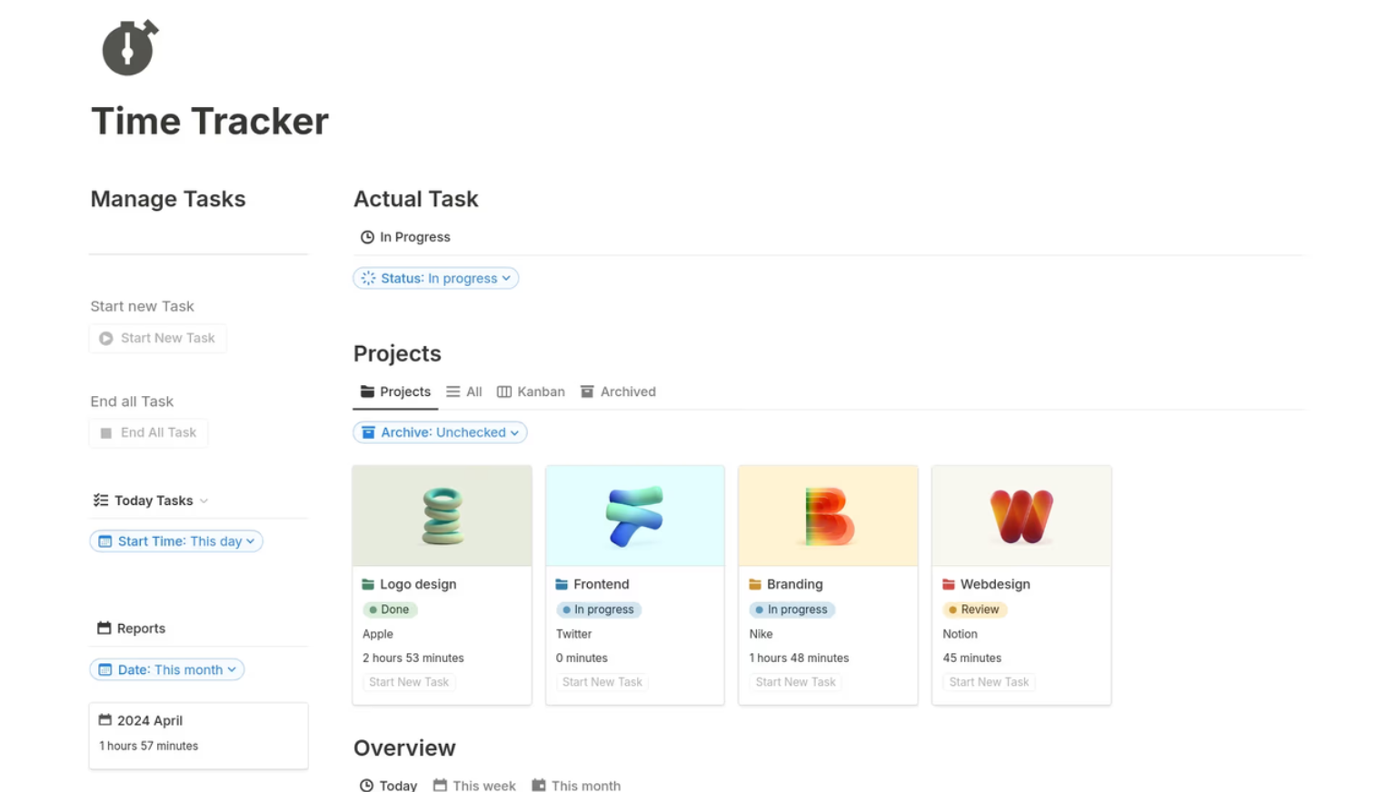 Notion time tracking