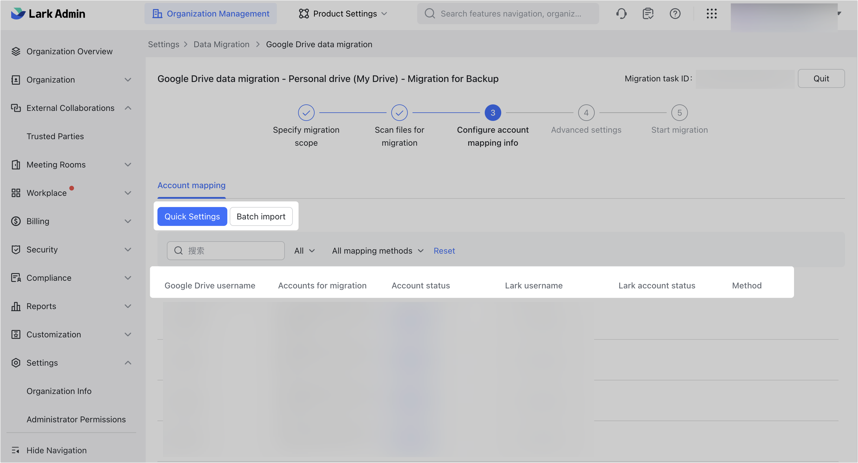 Migrate data from Google Drive to Docs