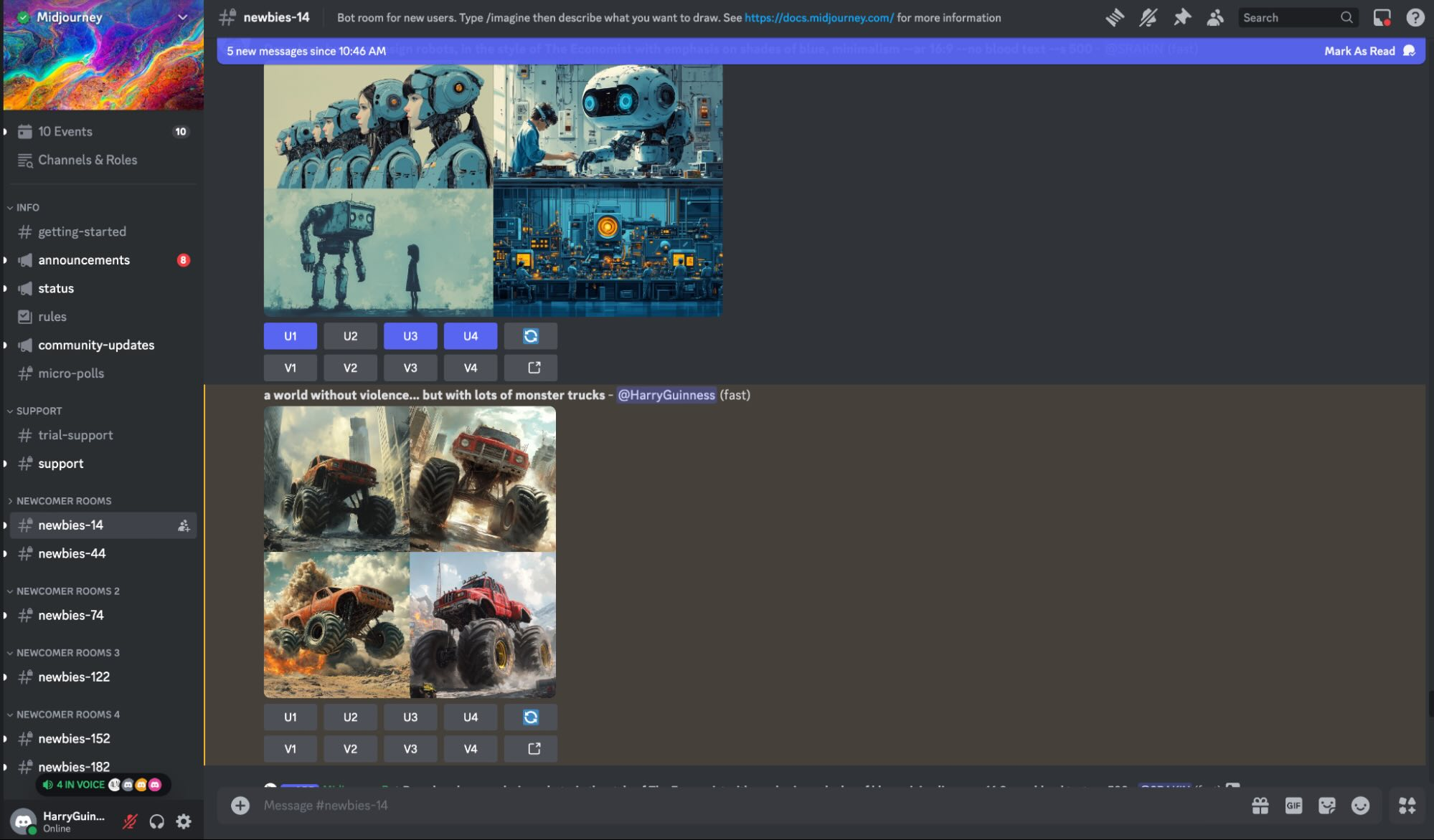Midjourney AI-powered image generation platform
