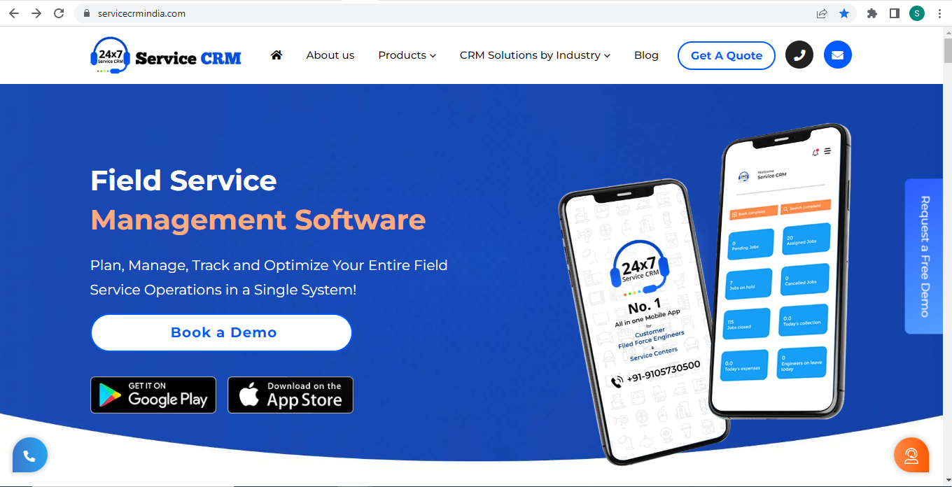 ServiceCRM for small to medium service-based businesses