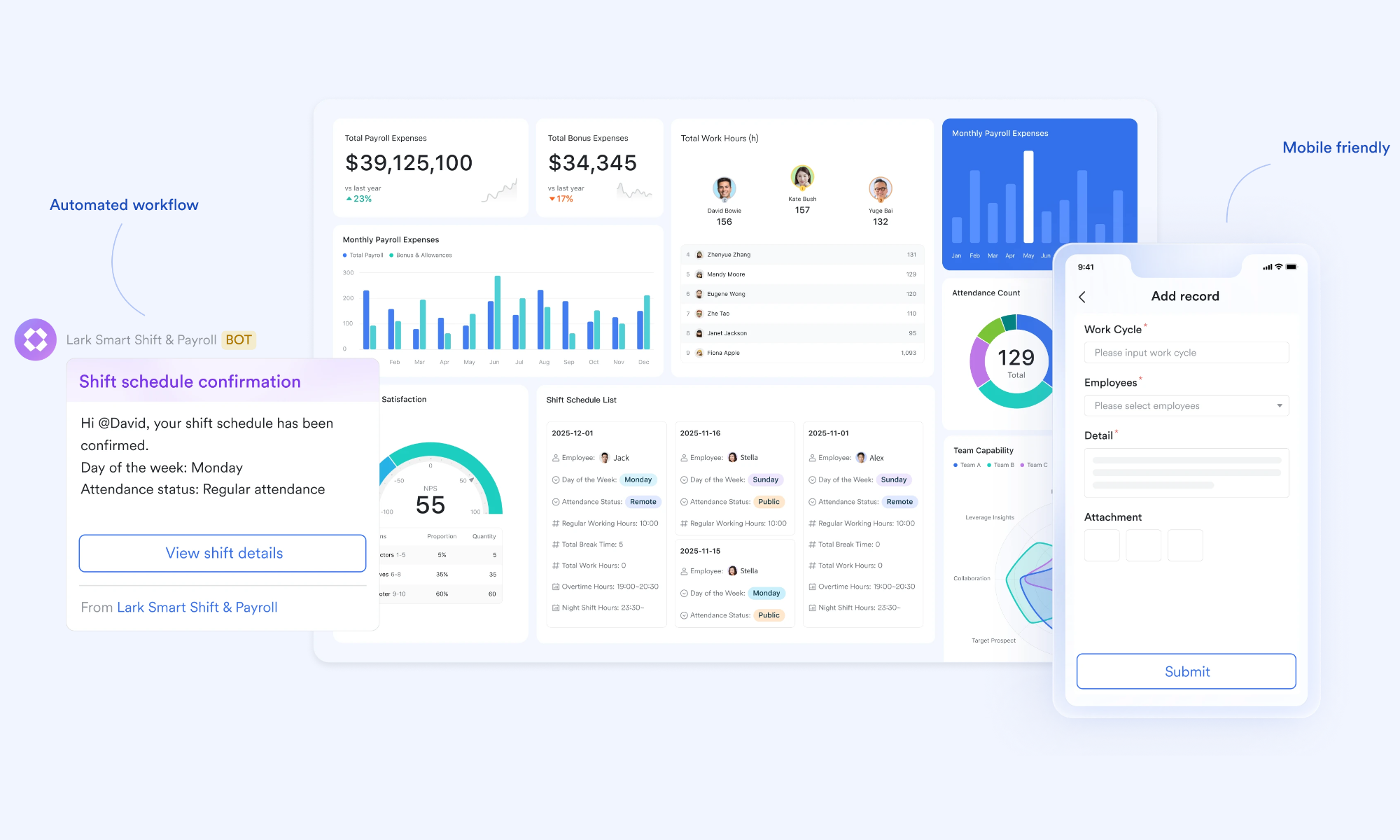 Lark: All-in-one talent management and collaboration platform