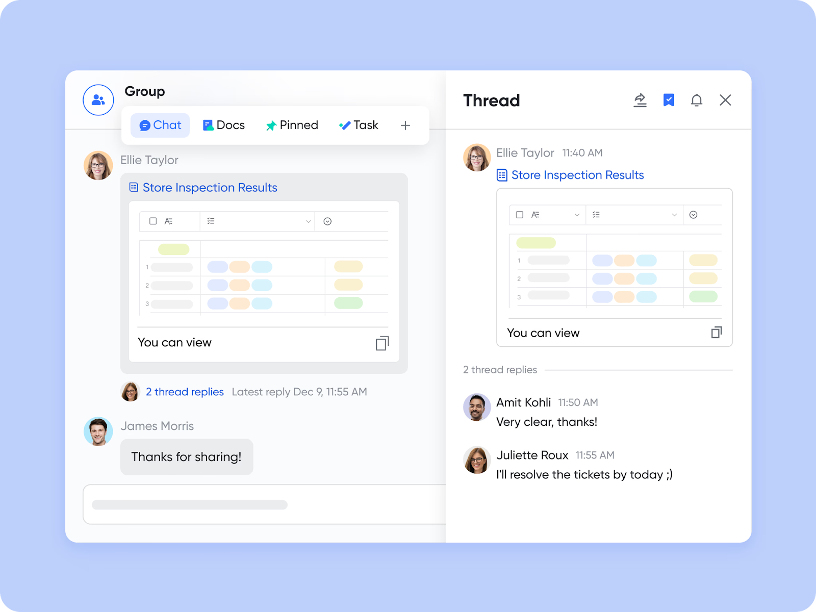 Lark Messenger for client and team communication