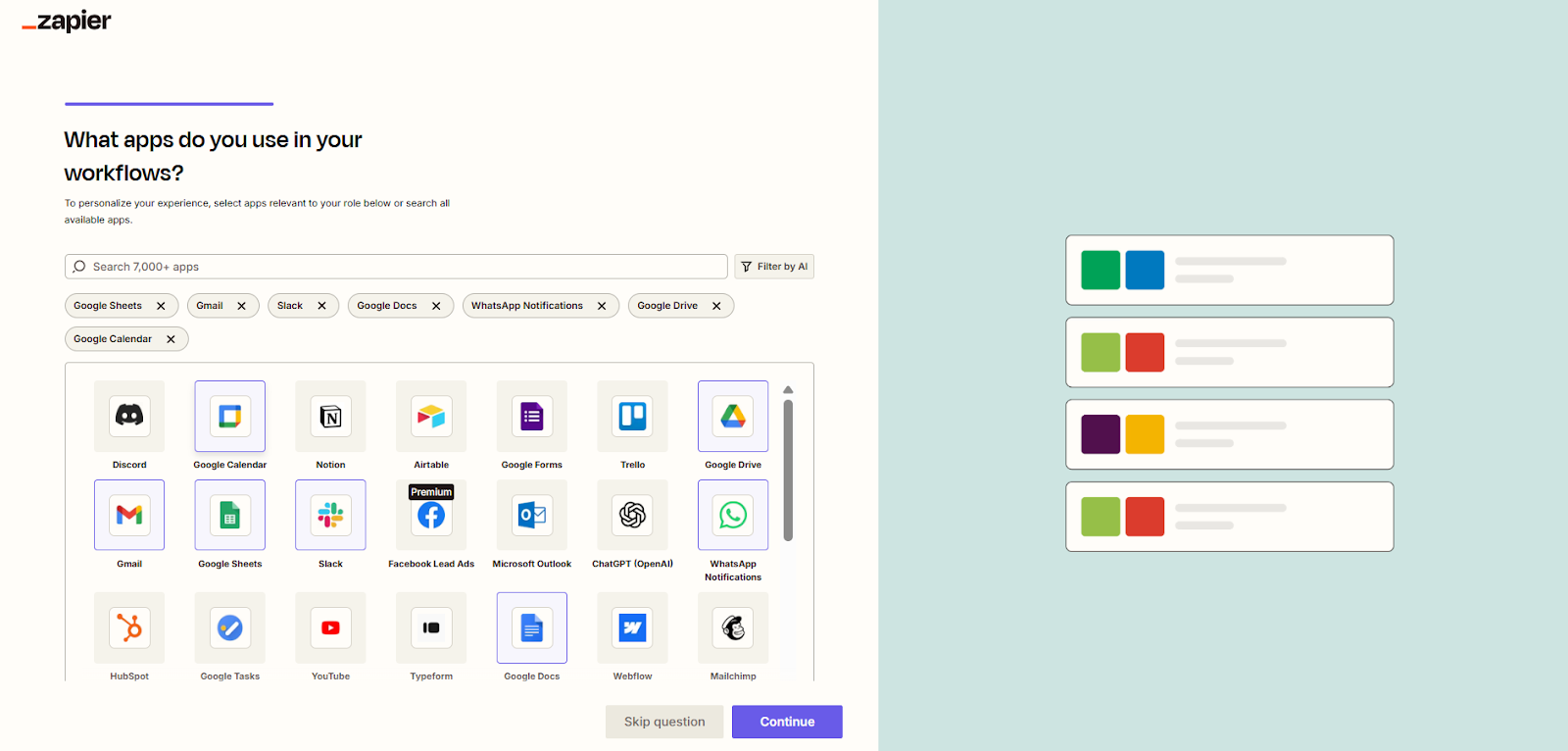 Zapier automating tasks platform