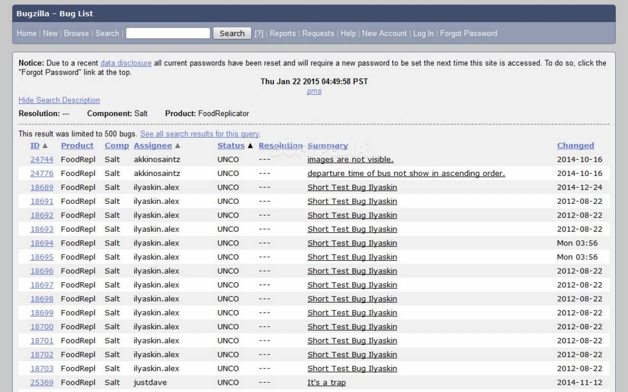 Bugzilla is the best open-source bug management tool for enterprises