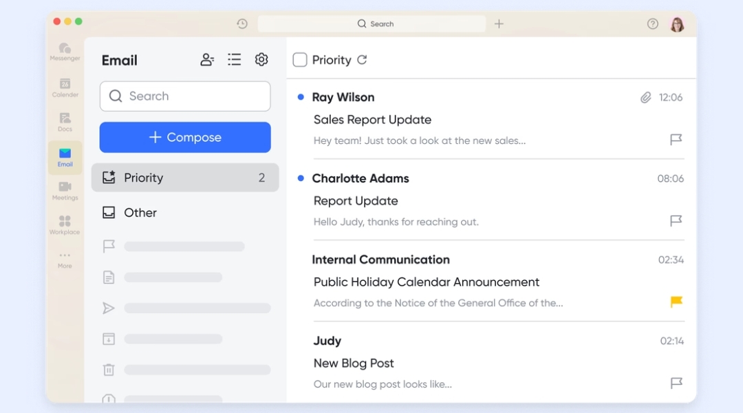 Lark Mail for email marketing
