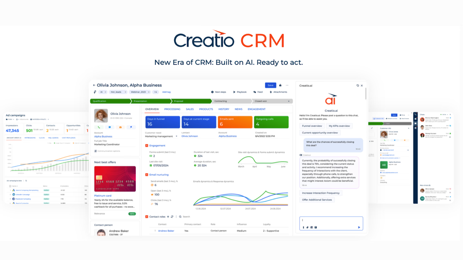 Custom CRM software solution, Creatio